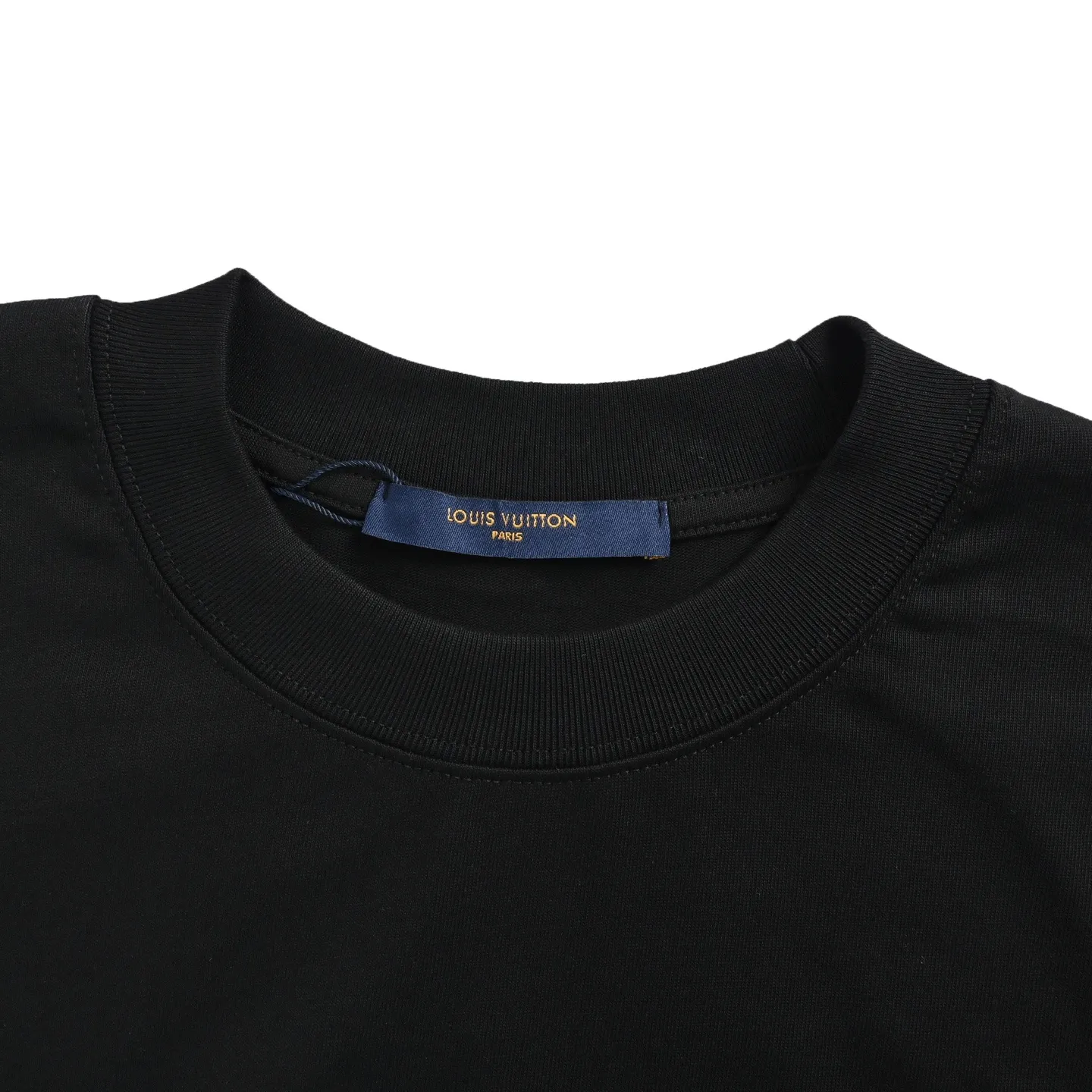 Louis Vuitton/Louis Vuitton 26ss gold label woven embroidered presbyopia short sleeves